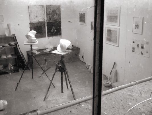 Blick in das Atelier