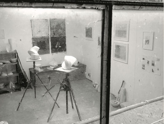 Einblick in die Werkstatt von Ingrid Thiel